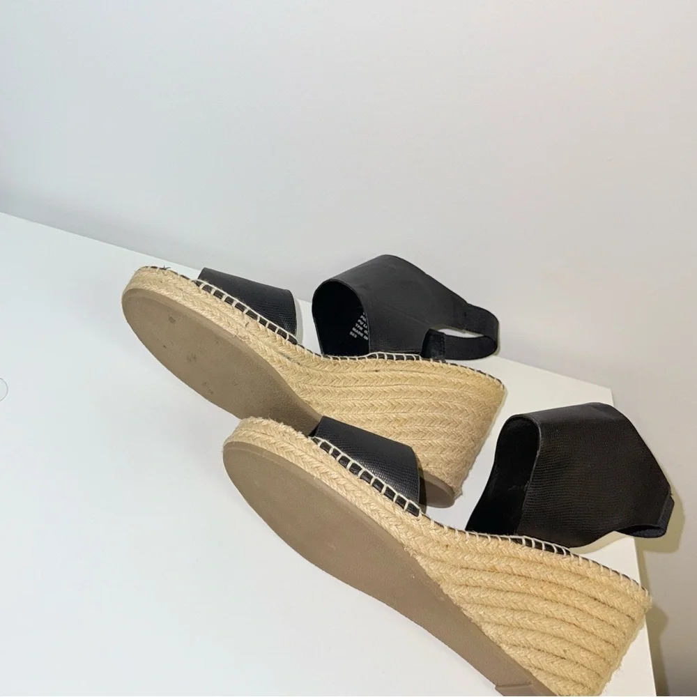 Steve Madden Black Espadrille Sandals